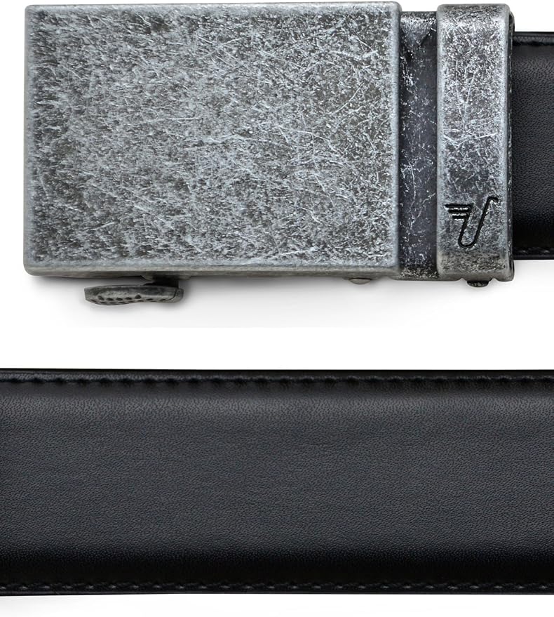 Mission Belt Men's Leather Ratchet Belt, 40mm Metal Collection