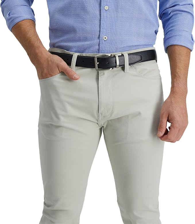 DOCKERS Men's Two-in-one Reversible Rotative Buckle Everyday Casual Dress Belt (Regular and Big & Tall Sizing)