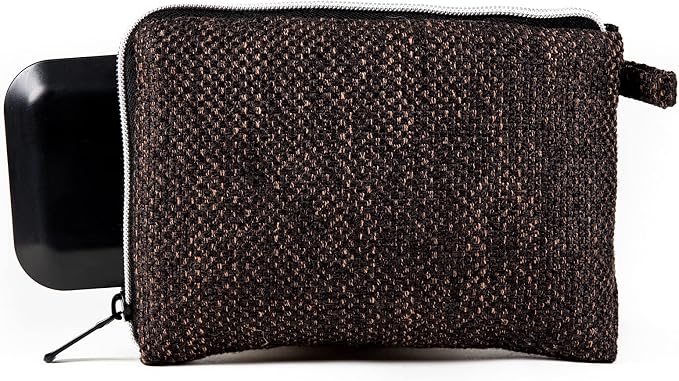 Dime Bags All-in-One Padded Pouch with Accessory Tray & Smell/Spill Proof Pocket, Protective Case for Glass Storage & Travel