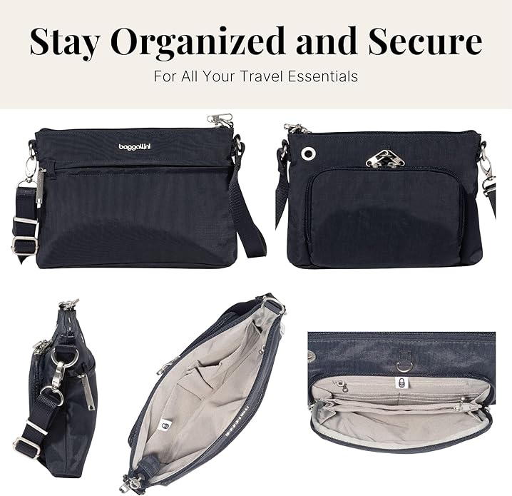 Baggallini Securtex™ Anti-Theft Memento Crossbody