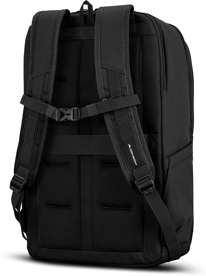 High Sierra Lineage Travel Backpack - Black