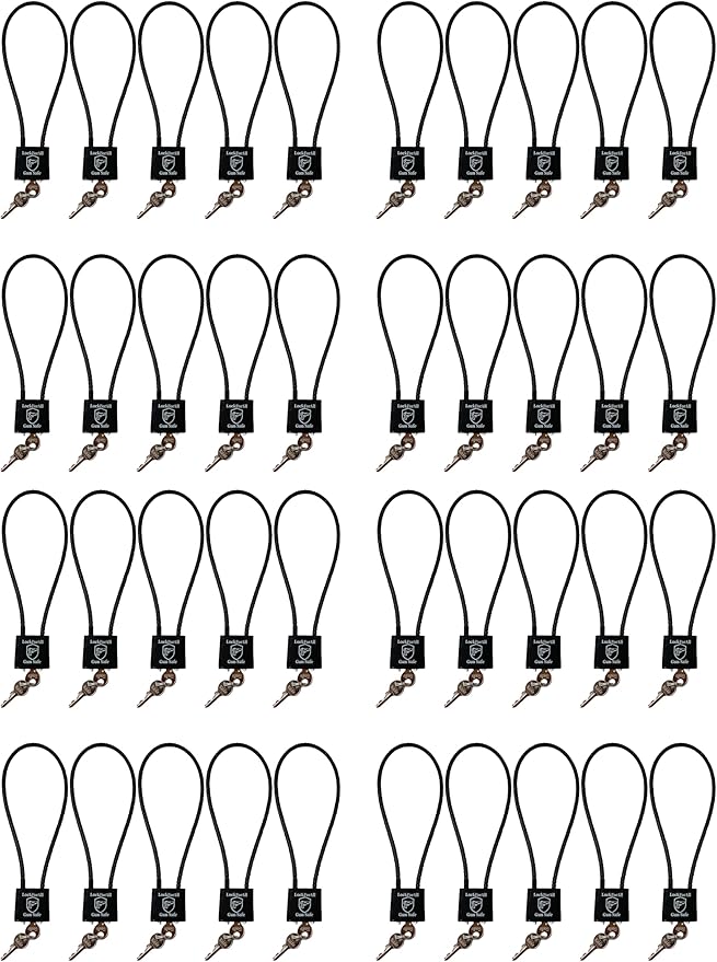 Cable Gun Locks with Keys Hunting Sports- Keyed Alike 15" Cable Gun Safe Lock CA DOJ Approved for Pistols, Handguns, Rifles, and Shotguns, Home, Storage Firearm Locking and Safety
