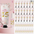 Leelosp 50 Pcs/25 Sets Quinceanera Party Favor Gifts for Guests 15th Thank You Gifts Girl Pink Hand Cream and Lip Balm Sweet 15th Birthday Party Favors for Guests