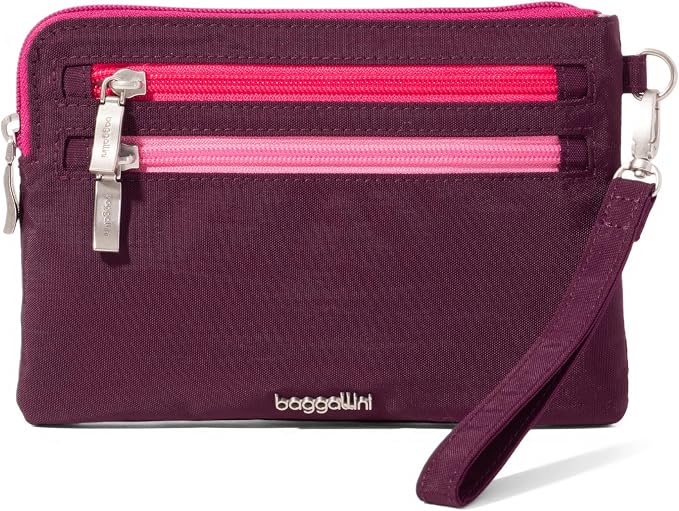 Baggallini Women's Rfid Currency Organizer Wristlet