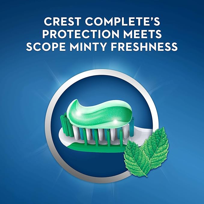Crest Complete Multi-Benefit Whitening + Scope Minty Fresh Flavor Toothpaste 2.7 Oz (Pack of 12)