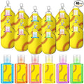 Frienda 48 pack Softball Party Favors Set 24 Pcs Mini Hand Sanitizers and 24 Pcs Keychain Holders Travel Size Sanitizers for Softball Players Coaches Fans Gifts for Team Sports Party Supplies