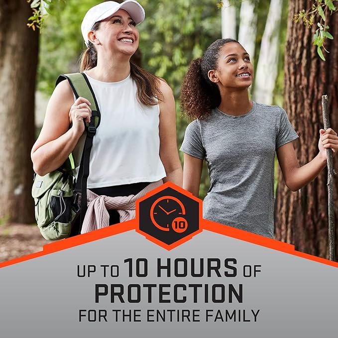 Repel 100 Insect Repellent, 4 Ounces, With DEET, 10-Hour Protection Long- Lasting Insect Repellent Pump Spray Repels Mosquitoes, Ticks, Gnats, Biting Flies, Chiggers And Fleas, 6 Pack
