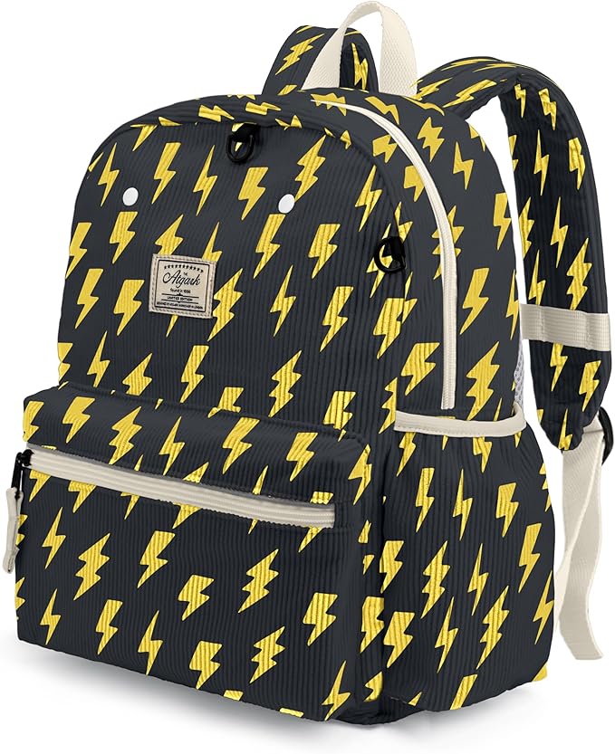 atgark Corduroy Toddler Backpack for Boys 2-5: Preschool Backpack for Boys