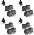 OREI USA, Canada Adapter Plug, Europe, UK, China to US American Adaptor - Grounded - Type B - Universal Socket - EU to US - 16 Pack