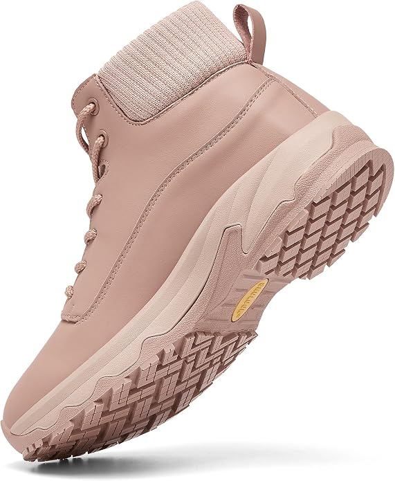 SHULOOK Non Slip Work Boots for Women Slip-Resistant Shoes Waterproof Food Service Chef Kitchen Restaurant Working Casual Comfortable Ankle Boot Outdoor Walking Booties Sneakers