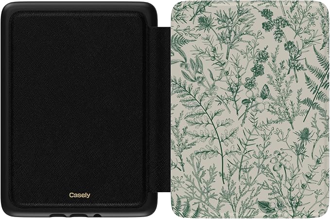 Casely 6" Kindle Case | Sage Garden | Green Floral | Compatible with 6-inch Amazon Kindle 2024/2022 (11th Generation)