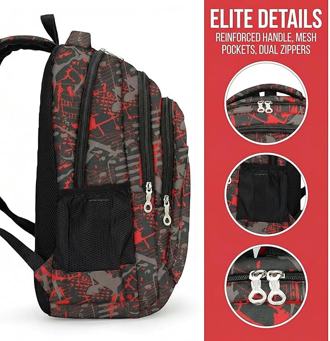rickyh style School Backpack Travel Bag for Men & Women Lightweight College Back Pack with Laptop Compartmen