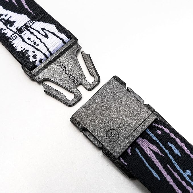 Arcade Belts A2 Slim Adventure Belt: Heavy Duty Stretch, Metal Free Buckle