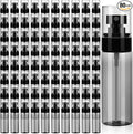 80 Pack Fine Mist Spray Bottle Bulk, 2oz Small Clear Plastic Leak Proof Fine Mist Mini Spray Bottles Refillable Empty Travel Mister Sprayer Bottle for Hair, Cleaning, Essential Oils(Black)