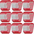 Shimeyao 180 Pcs Small Aluminum Clip Keychain Buckle Clip Bulk Mini Aluminum Ring Shape Small Lock Spring Snap Hook