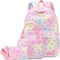 LEDAOU Backpack for Girls School Bag Kids Bookbag Teen Backpack Set Daypack with Lunch Bag and Pencil Case | Kids, Bookbag, Daypack, with Lunch Bag, and Pencil Case