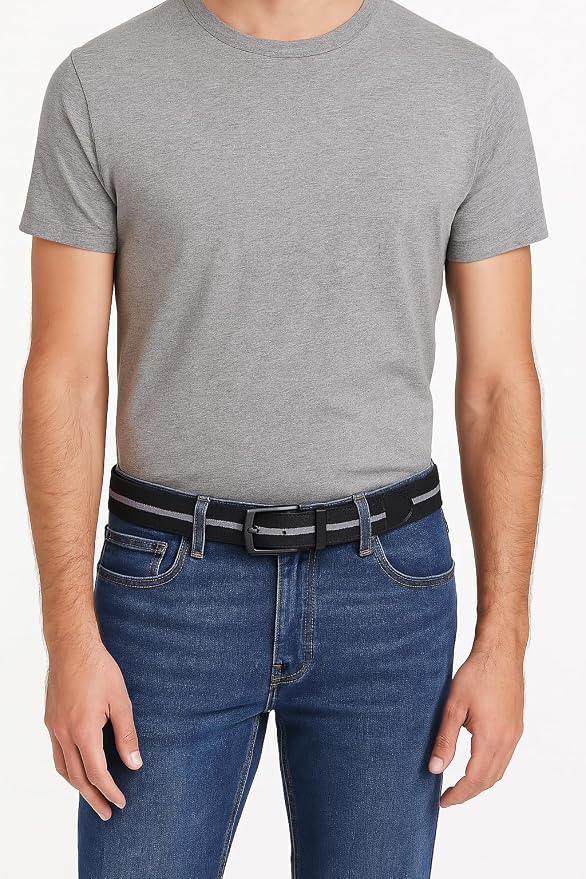 Nautica Men's Reversible Leather Belt | 2-in-1 | Classic | Everyday | Business | Work | Dress | Casual | Metal Buckle