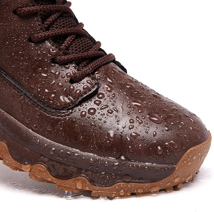SHULOOK Non Slip Work Boots for Women Slip-Resistant Shoes Waterproof Food Service Chef Kitchen Restaurant Working Casual Comfortable Ankle Boot Outdoor Walking Booties Sneakers