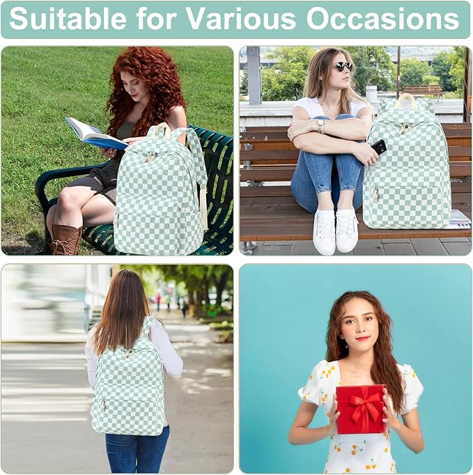 Bluboon School Backpack for Teen Girls Bookbags Elementary High School Corduroy Laptop Bags Women Travel Daypacks