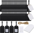 Amylove 48 Sets Leather Luggage Tags Bulk Wedding Favors Luggage Tags for Guests Bridal Gifts Wedding Bridal Shower Gift PU Leather with Name ID Card Tag for Guests