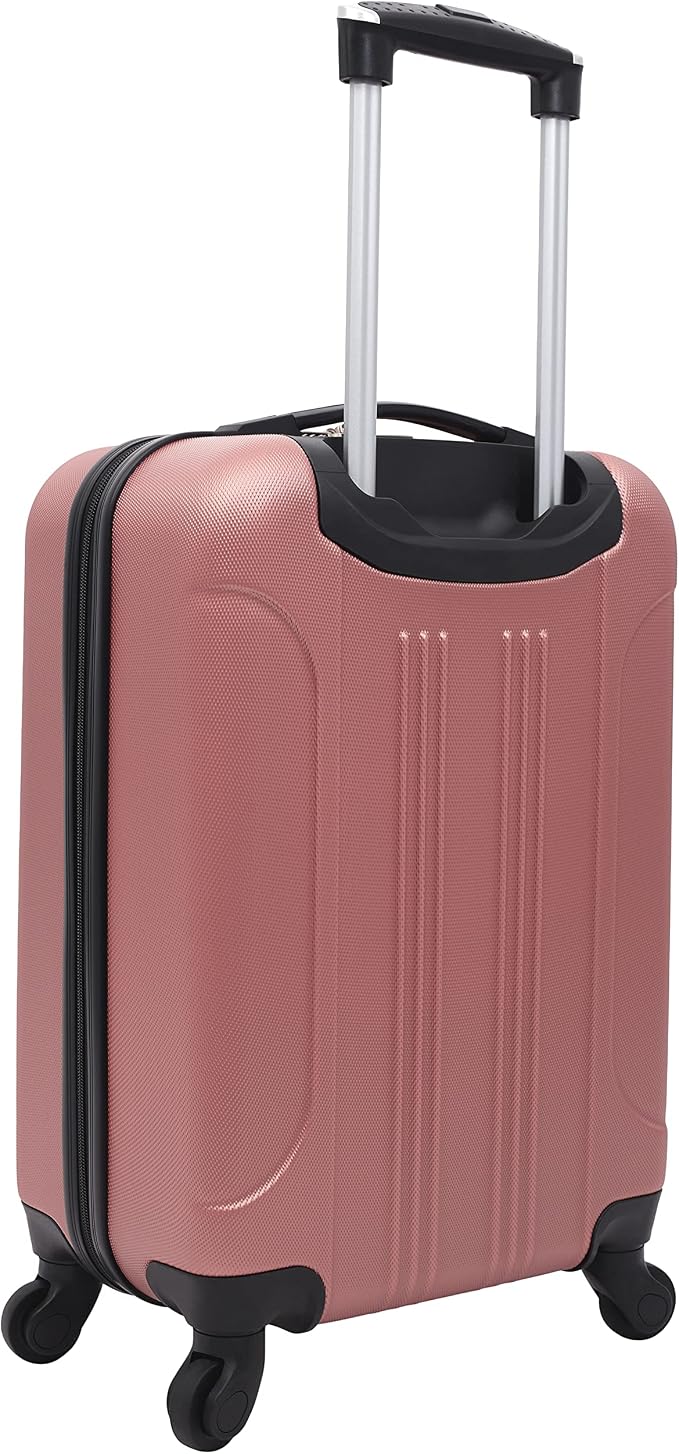 Travelers Club Cosmo Luggage, Rose Gold - 20 Inch, 20-Inch