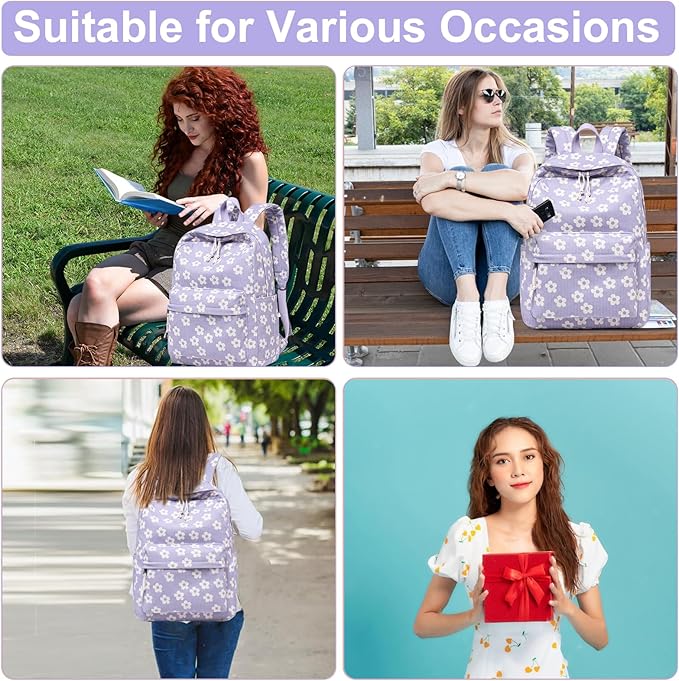Bluboon School Backpack for Teen Girls Bookbags Elementary High School Corduroy Laptop Bags Women Travel Daypacks