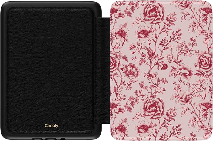 Casely Kindle Case | Vintage Belle | Floral Toile | Compatible with 7” Kindle Colorsoft and 7” Kindle Paperwhite (12th Gen 2024 Models)