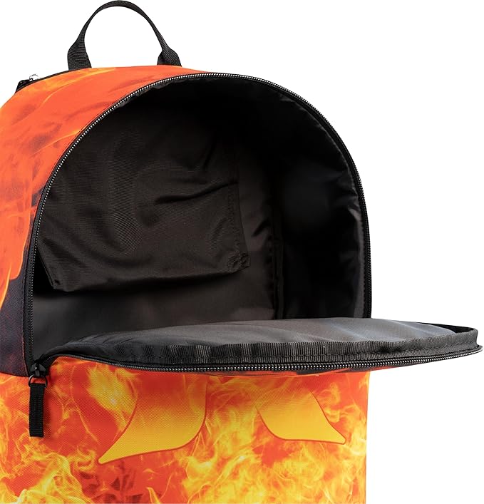 Hurley Unisex-Kids Graphic Backpack, Fire, One Size