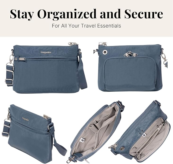 Baggallini Securtex™ Anti-Theft Memento Crossbody
