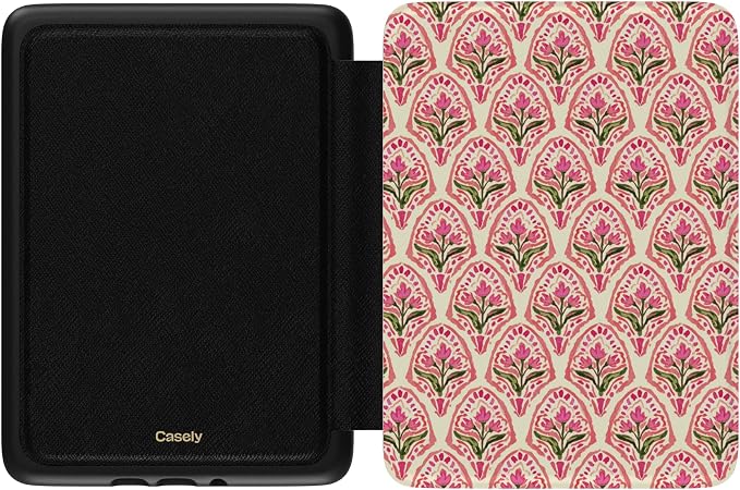 Casely Kindle Case | Tulip Tapestry | Jenna Palek x Casely | Compatible with 7" Kindle Colorsoft and 7" Kindle Paperwhite (12th Gen)
