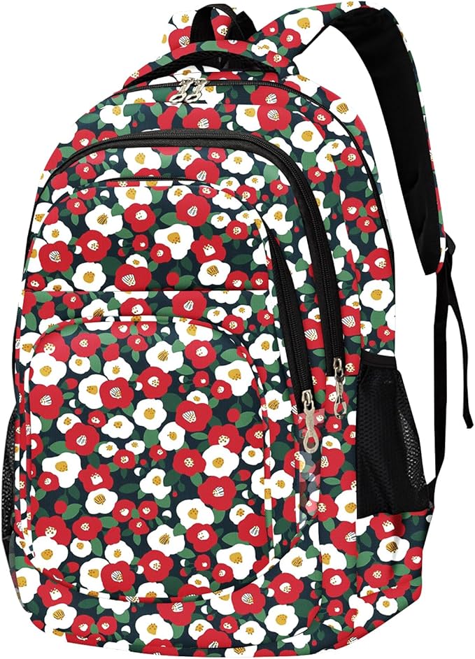 rickyh style School Backpack Travel Bag for Men & Women Lightweight College Back Pack with Laptop Compartmen