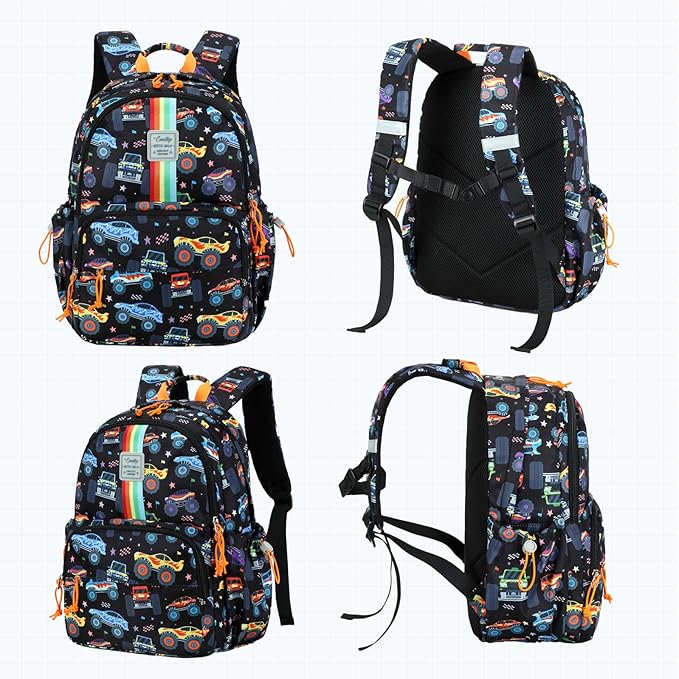 CAMTOP Preschool Backpack for Kids Boys Girls Toddler Backpack Kindergarten School Bookbags with Lunch Pocket for Age 3-8