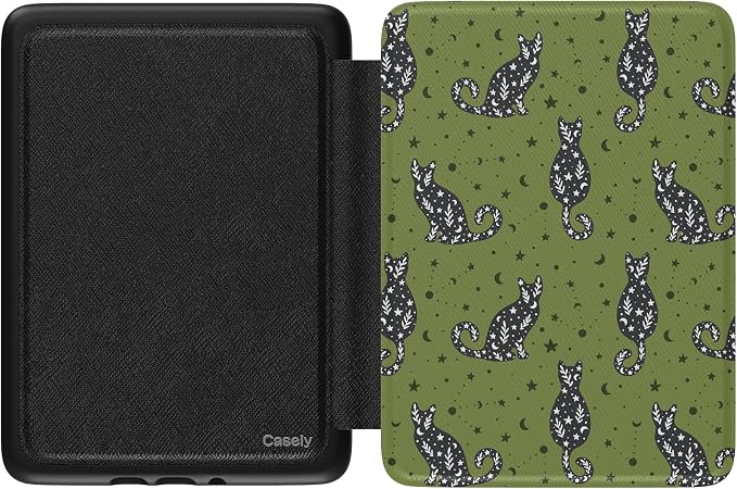 Casely Kindle Case | Sabrina's Bestie | Black Cats | Compatible with 7” Kindle Colorsoft and 7” Kindle Paperwhite (12th Gen)