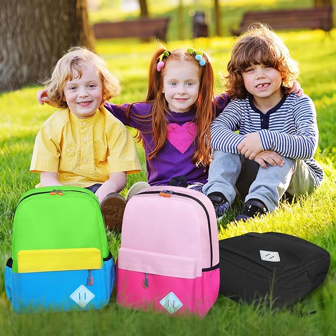 AZKAQA Little Kids Backpack for Girls Boys - Toddler Preschool Backpack School Bag Cute Kindergarten Backpack for Aged 3-6, Black