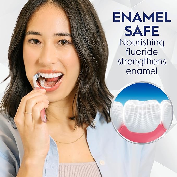 Crest 3D White Brilliance Luminous Purple Teeth Whitening Toothpaste, 4.6 oz Pack of 3, Anticavity Fluoride Toothpaste, Fights 100% More Surface Stains, 24 Hour Active Stain Prevention