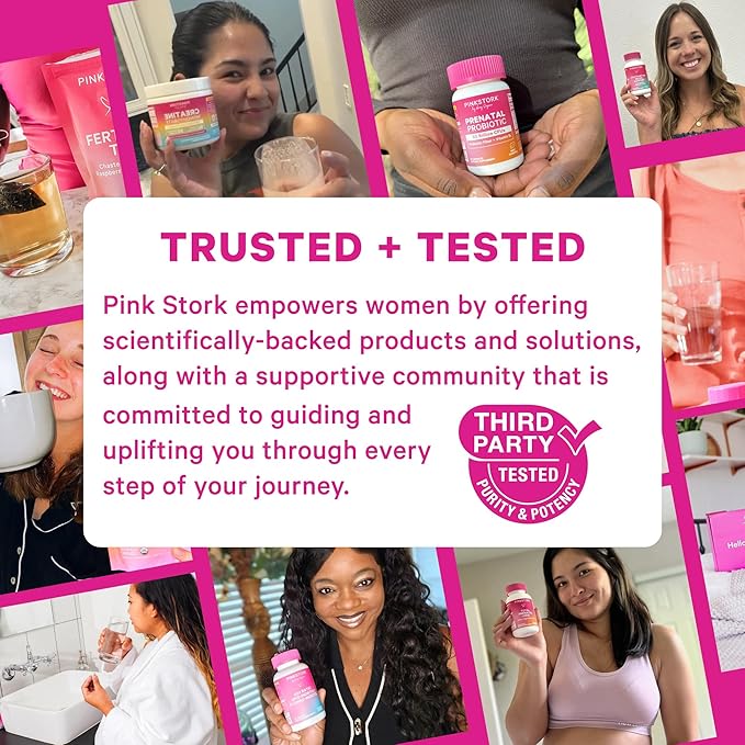 Pink Stork Morning Sickness Sweets, Organic Raspberry Ginger Candy with Vitamin B6, Support for Motion Sickness, Prenatal Heartburn - Pregnancy Must Haves - 30 Wrapped Drops