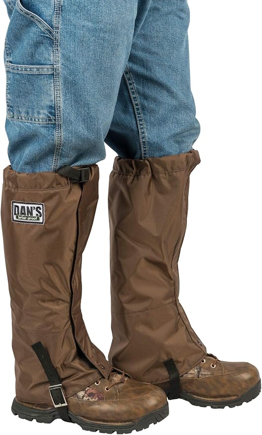Dan's Hunting Gear, briarproof, Waterproof, Leg Gaiters 400D. Made in U.S.A