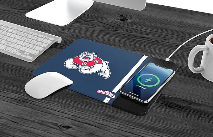 SOAR NCAA Unisex Cell Phone Wireless Charging Mouse Pad
