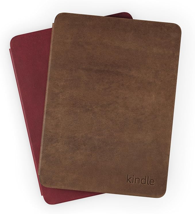 Amazon Kindle Paperwhite and Kindle Colorsoft Case, Lightweight and Foldable Protective Cover - Premium Leather