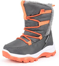CIOR Winter Snow Boots for Boy and Girl Outdoor Waterproof with Fur Lined(Toddler/Little Kids)