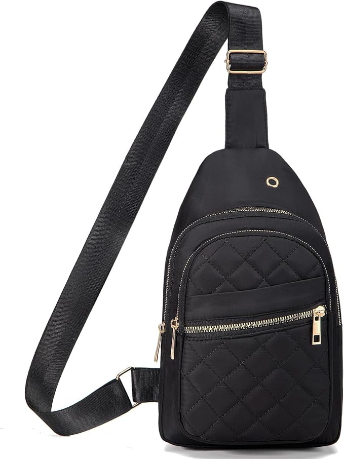 Banelu Small Sling Backpack Crossbody Sling Bag for Women, Chest Bag Daypack Fanny Pack Cross Body Bag for Outdoors Hiking Traveling