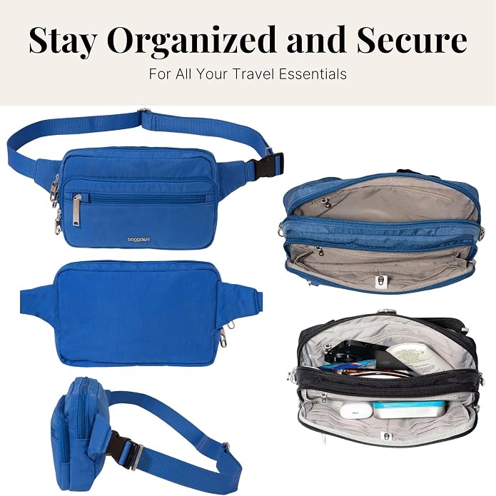 Baggallini Securtex Anti-Theft Belt Bag
