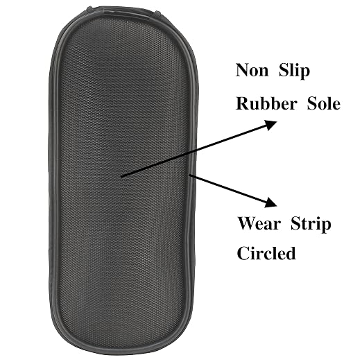 Walking Boot Cover for Medical Fracture Cast Black Short, Small | Water Resistant Slip Resistant Rubber Sole Easy On and Off Snug Fit