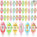 24 Pack Christian Hand Sanitizer Keychain Bible Verse Mini Hand Sanitizer Keychain Bulk Travel Size Christian Gift for Women Religious Gifts for Teacher Coworker Wedding Christmas Thanksgiving Church