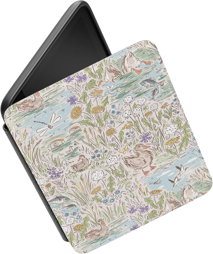 Casely Kindle Case | The Waddle Path | Duck Pond | Compatible with 7” Kindle Colorsoft and 7” Kindle Paperwhite (12th Gen 2024 Models)