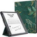 CoBak Stand Case for E-Reader case - Premium Folio Leather Cover with Pen Holder, Auto Sleep/Wake - Compatible with 10.2 Inch(2022/2024 Release),Dark Verdant