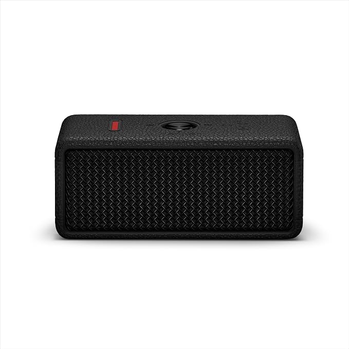 Marshall Emberton III Portable Bluetooth Speaker - Rugged Waterproof/Dust-Proof Design | Loud Stereo Sound, Deep Bass | Compact and Wireless for Travel and Outdoors - Black and Silver