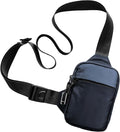 Travel Sling Bag for Men & Women - Small Water Resistant Crossbody Multipocket Chest Bag with Anti-Theft