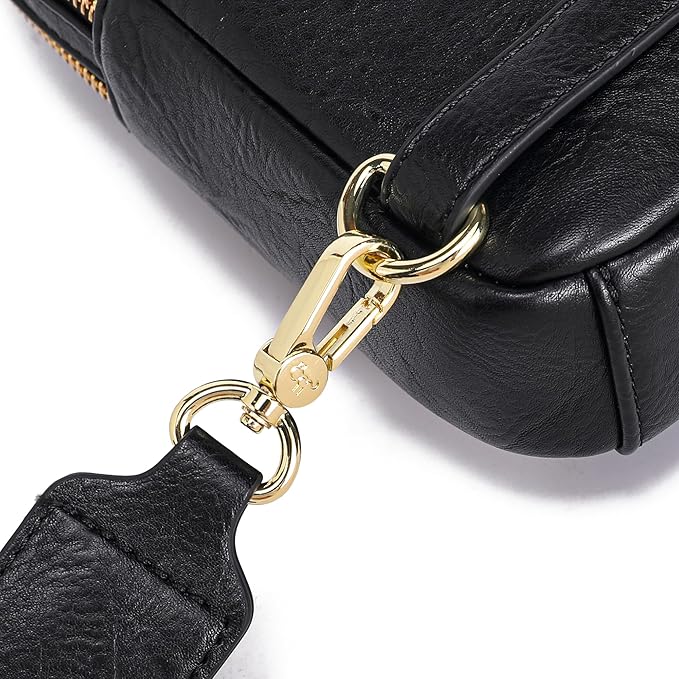 INICAT RFID Blocking Sling Bag, Anti Theft Crossbody Bag for Women Compact Travel Purses Vegan Leather