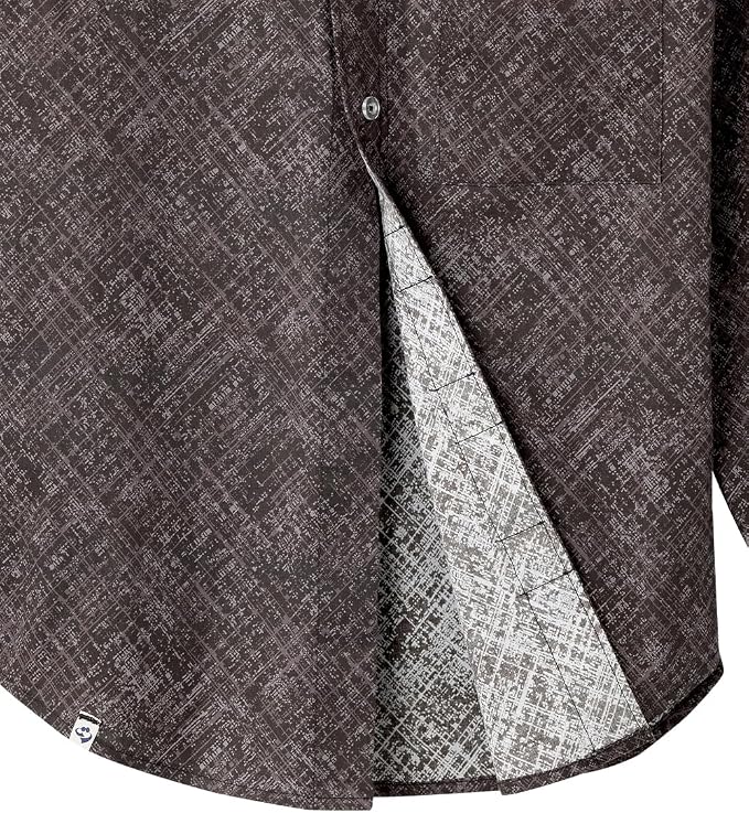 Silverts Men’s Adaptive Clothing Magnetic Button Dress Shirt, Assisted Dressing Top for Elderly, Nursing Home & Rehab Wear